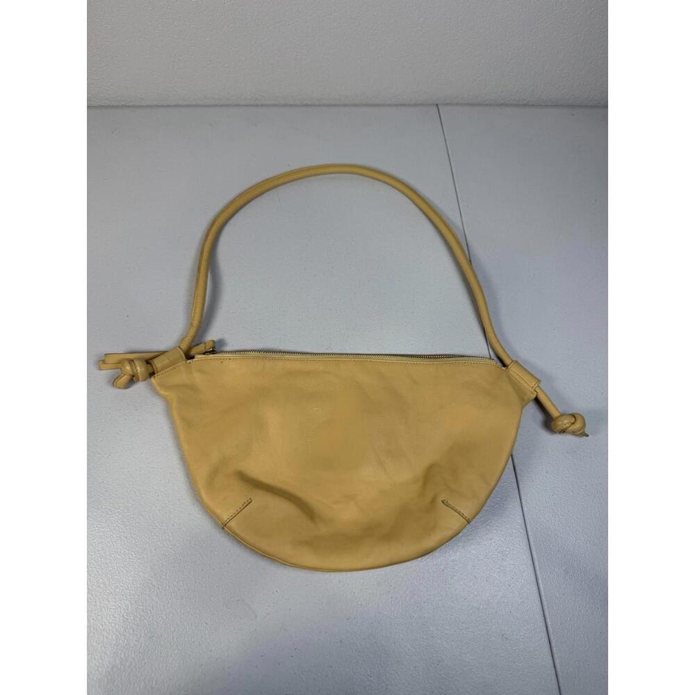 Freda Salvador Brown Elodie Crescent Bag with Stains - Picture 4 of 16